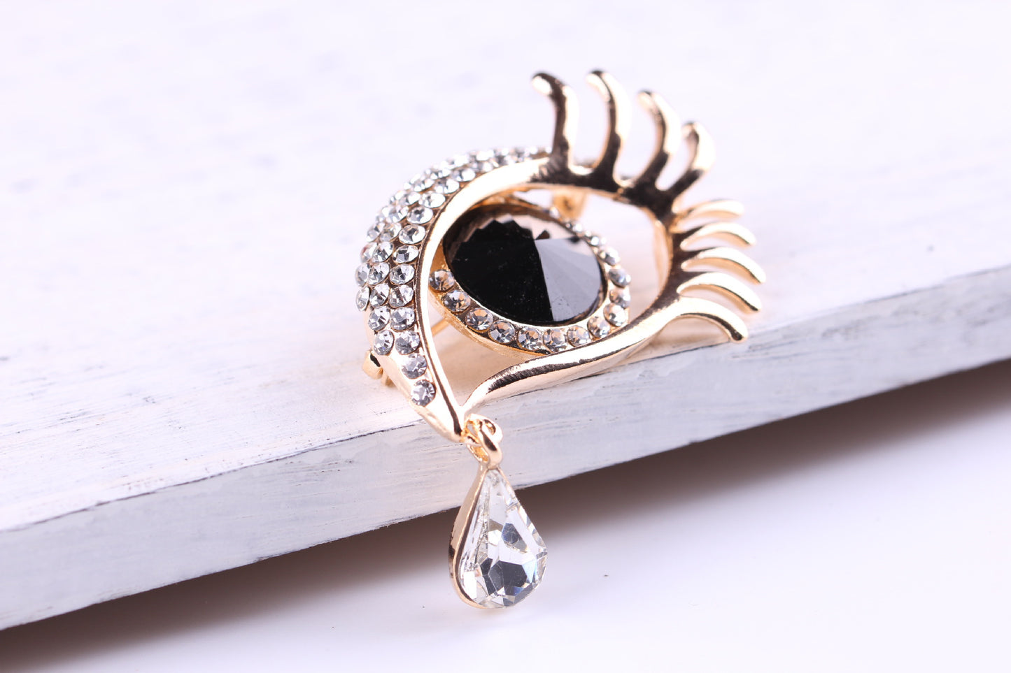 Diamond-encrusted Brooch