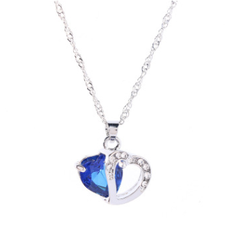 Double Heart Pendant Necklace
