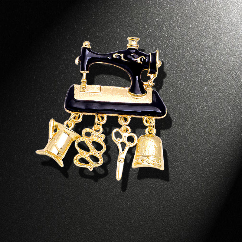 Dripping Brooch Piano Wind Chime Pendant Temperament